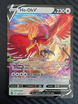 Pokemon TCG Silver Tempest 140/195 Ho-Oh V Ultra Rare NM - Image 1