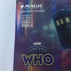 New Magic the Gathering Doctor Who Rares & Foils 15 Card Booster Pack - Image 2