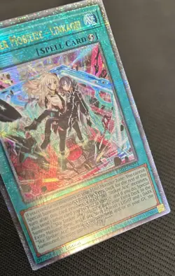 Yugioh Sky Striker Mobilize - Linkage! Quarter Century Secret Rare QCR NEAR MINT - Image 2