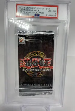 PSA 8 GEM NEAR MINT TP1 Booster Foil Pack (NA) Tournament Pack 1 Yugioh - Image 2