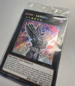 SEALED Yugioh - Jinzo - Layered - Limited Edition Secret Rare Holographic Card - Image 2