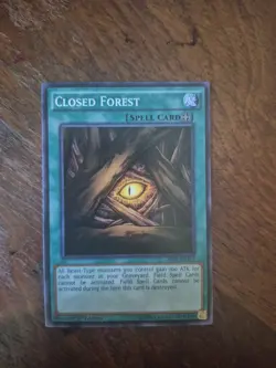 Yugioh- 1X Closed Forest - Shatterfoil Rare - 1st Edition - BP03-EN171 - NM - Image 1