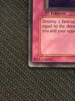 Yugioh Ring of Destruction PGD-000 1st Edition Secret Rare LP Card - Image 5