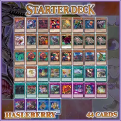 HASSLEBERRY DINOSAUR STARTER DECK 44 | Tyranno Brachion Duelist Kingdom YuGiOh - Image 1