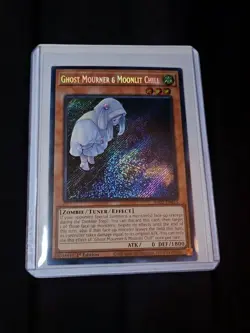Yugioh Ghost Mourner & Moonlit Chill RA02-EN015 Secret Rare Alt Art 1st Ed NM - Image 1