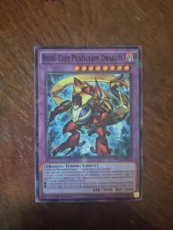 Rune-Eyes Pendulum Dragon SP15-EN032 Shatterfoil Rare 1st NEAR MINT YUGIOH CARD - Image 1