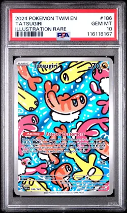 Tatsugiri 186/167 - Twilight Masquerade - Pokemon TCG Card - GEM MINT PSA 10 - Image 1