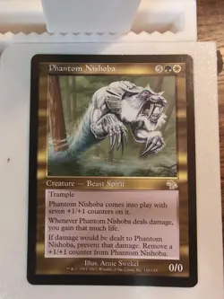 Magic the Gathering Phantom Nishoba Judgment Rare Card - Image 1