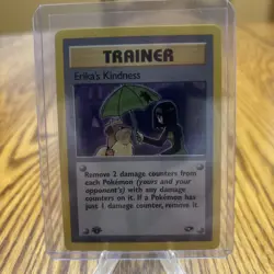 Pokemon Card - Gym Challenge 103/132 -ERIKA'S KINDNESS (rare) 1st Edition - Image 1