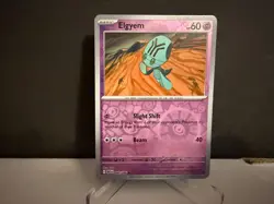 2025 Pokemon TCG Elgyem 040 S&V Black Bolt Reverse Holo Card NM+ - Image 1