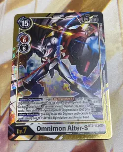 Digimon Card Game Omnimon Alter-S BT3-112 SEC Foil - Image 1