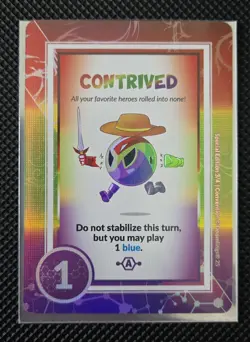 Doomlings Contrived Promo Card - Gen Con 2025 - Exclusive Foil Special Edition - Image 1