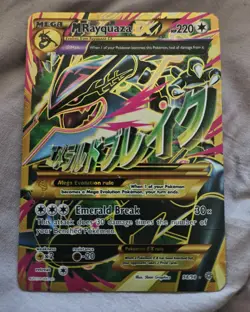 M Rayquaza EX Shiny Full Art Holo Card 98/98 - Image 1