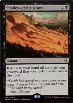107/269 SHADOW OF THE GRAVE RARE AMONKHET MTG CARD - Image 1