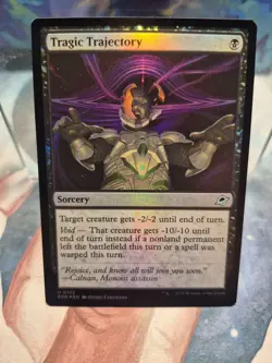 FOIL U 0122 Tragic Trajectory Sorcery EOE Edge of Eternities MTG Card - Image 1