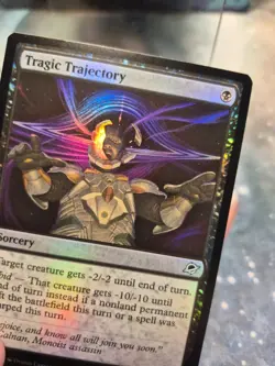 FOIL U 0122 Tragic Trajectory Sorcery EOE Edge of Eternities MTG Card - Image 2