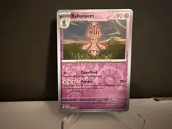 2025 Pokemon TCG Beheeyem 041 S&V Black Bolt Reverse Holo U Card NM+ - Image 1