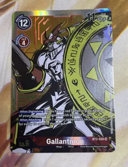 Digimon Card Game Gallantmon BT2-020 SR Foil - Image 1