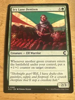 MTG Ravnica Clue Edition C Ivy Lane Denizen #0166 - Image 1