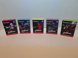 2025 SDCC MAGIC THE GATHERING MTG MARVEL SPIDER-MAN WELCOME DECK COMPLETE SET - Image 1