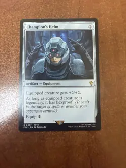 DDcards 🇨🇦 Mtg Magic Final Fantasy Commander Champion’s Helm - Image 1