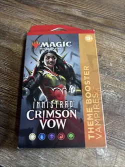 MTG Theme Booster VAMPIRES Innistrad Crimson Vow Magic The Gathering 35 Cards - Image 1