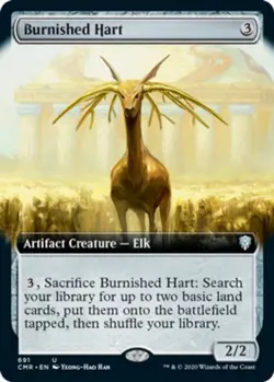 1 x Burnished Hart - Extended Art - Commander Legends - NM-Mint - MTG - Image 1