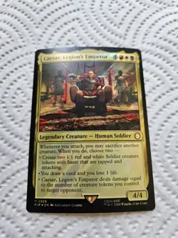 Caesar, Legions's Emperor Surge Foil MTG Fallout PIP 529 NM Unplayed - Image 2