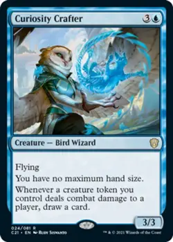 1 x Curiosity Crafter - Commander 2021 - NM-Mint - MTG - Image 1