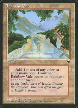 MTG English Rainbow Vale Light Play Normal Fallen Empires - Image 1