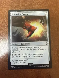 DDcards 🇨🇦 Mtg Magic Final Fantasy Commander Lightning Greaves - Image 1