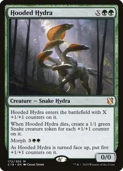 Hooded Hydra MP #172 Commander 2019 MTG - Image 1