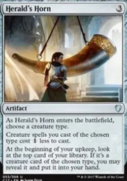1 x Herald's Horn - Commander 2017 - NM-Mint - MTG - Image 1