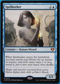Spellseeker Commander Masters NM Blue Mythic Rare MTG CARD (ID# 499408) ABUGames - Image 1