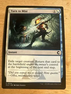 MTG Ravnica Clue Edition C Turn to Mist #0214 - Image 1