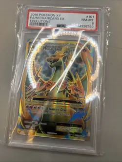Pokemon M Charizard EX (Full Art) NM 1st Edition Normal XY - Evolutions - Image 4