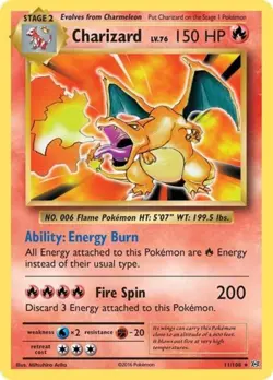 Pokemon Charizard NM 1st Edition Normal XY - Evolutions - Image 1