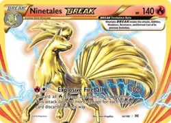 Pokemon Ninetales BREAK NM 1st Edition Normal XY - Evolutions - Image 1