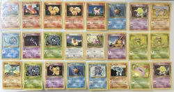 Lot Of 102 - POKEMON BASE SET UNLIMITED CARDS - Image 1