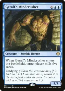 Geralf's Mindcrusher - Near Mint MTG Commander 2022 Starter Decks - Image 1