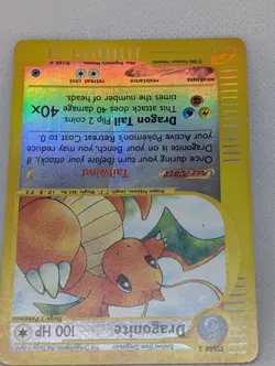 Dragonite 009/165 Expedition Base Set Reverse Holo Rare Pokemon TCG Nintendo - Image 4