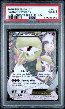 POKEMON GENERATIONS RADIANT COLLECTION GARDEVOIR EX #RC30 PSA 8 NM #119298863 - Image 1