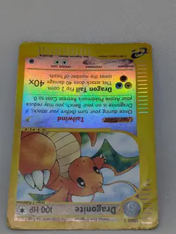 Dragonite 043/165 Expedition Base Set Reverse Holo Rare Pokemon TCG Nintendo MP - Image 4