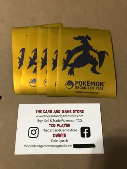 5 Pokemon Sleeves Pokemon Organized Play Garchomp 2009 Promo - Image 1