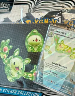 Pokemon TCG: Black Bolt SV10.5 (3 Pack) "Tech Sticker Collection" ~Sealed~ *NEW* - Image 2