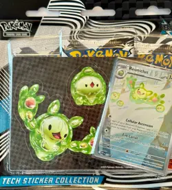 Pokemon TCG: Black Bolt SV10.5 (3 Pack) "Tech Sticker Collection" ~Sealed~ *NEW* - Image 5