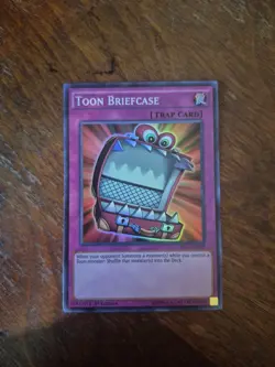 Yugioh Toon Briefcase DRL2-EN029 Super Rare 1st Ed NM - Image 1