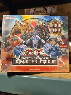 YuGiOh Battle Pack 3 Monster League 1st Edition booster box, NEW SEALED ENGLISH - Image 1