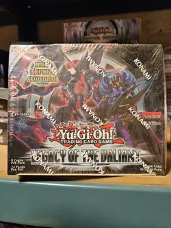 YuGiOh Legacy Of The Valiant 1st Edition booster box, NEW SEALED ENGLISH - Image 1