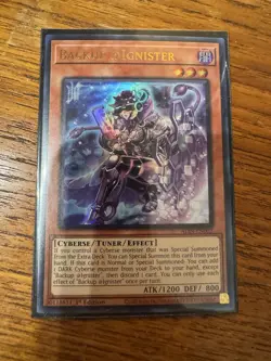 Yugioh NM Backup @Ignister - ALIN-EN002 - Ultra Rare 1st Edition - Image 1